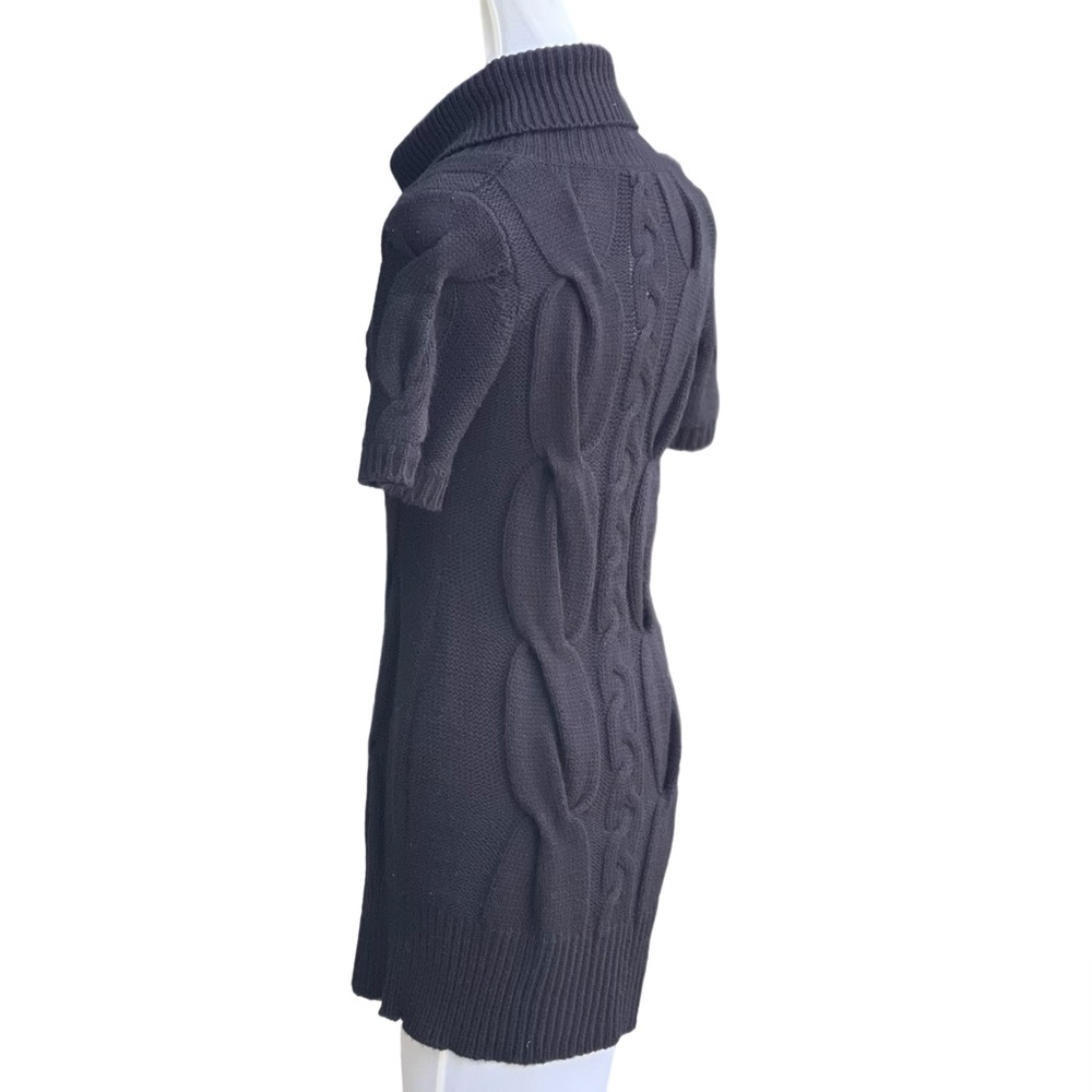 Romeo & Juliet Couture Medium Black Cable Knit Dress Great Condition - Picture 7 of 9